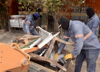 Acopia Servicios Públicos Municipales 73.5 toneladas de desechos no domésticos en colonias de Hermosillo