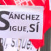 “Pedro Sánchez, estamos contigo”, claman miles de socialistas en Madrid