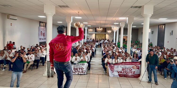‘Beto’ Vázquez y sindicatos unen esfuerzos por el progreso de Huatabampo