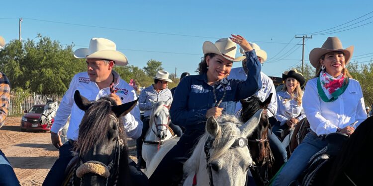 Encabeza Alberto ‘Beto’ Vázquez cabalgata por la continuidad de la Cuarta Transformación