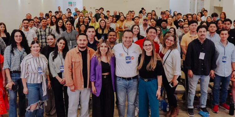Votar por nuestro proyecto es a favor de un Hermosillo moderno y para jóvenes: Toño Astiazarán