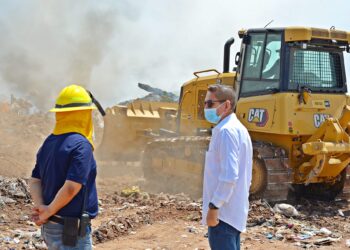 «INCENDIO EN BASURON MUNICIPAL DE HUATABAMPO»* con un predio total de  21 hectareas