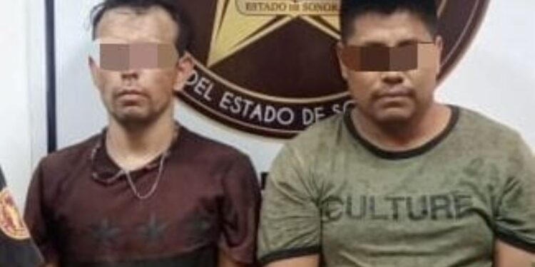 Capturan en Cajeme a dos Sujetos con narcótico