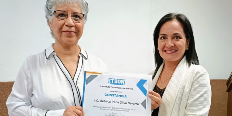 Participa Rebeca Silva en “DIÁLOGOS POR LA DEMOCRACIA” en ITSON empalme