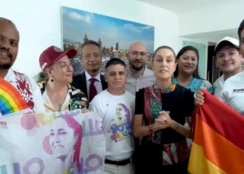 Promete Sheinbaum impulsar reformas para la comunidad LGBTIQ+