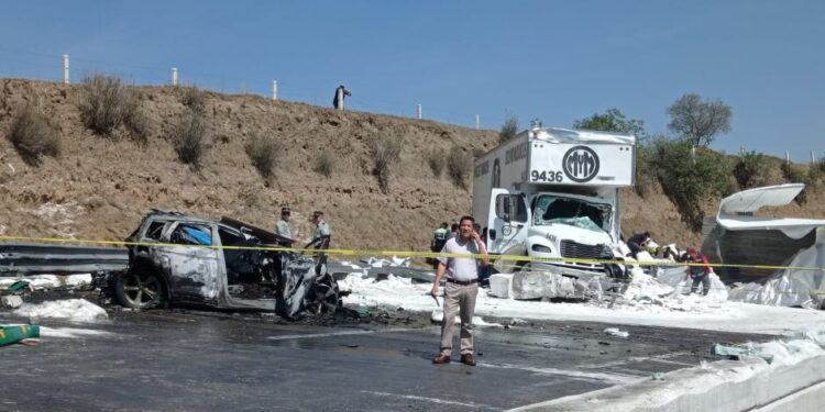 Fuerte accidente en la México – Puebla provoca tráfico intenso; reportan un muerto