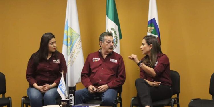 Dialogan Anabel Acosta y candidatos de fórmula con estudiantes del ITSON