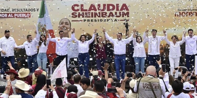 Todo listo para recibir a Claudia Sheinbaum en Hermosillo