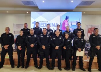 Participa Policía Estatal en Primer Simposio de Medicina Prehospitalaria