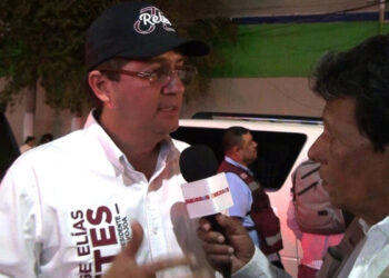 Entrevista Exclusiva del candidato Jorge Elías Retes en cierre de campaña de la Dra. Claudia Sheinbaum.