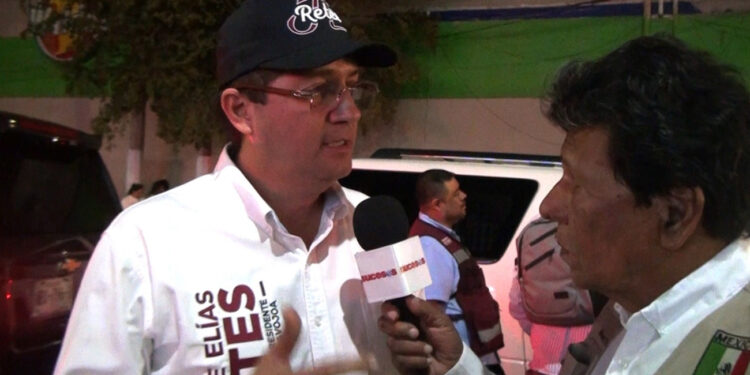 Entrevista Exclusiva del candidato Jorge Elías Retes en cierre de campaña de la Dra. Claudia Sheinbaum.