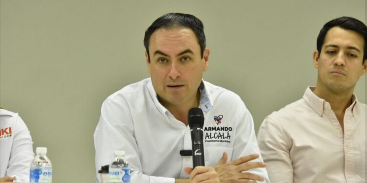En mi gobierno será prioridad la contratación de empresas locales en obras municipales: Armando Alcalá