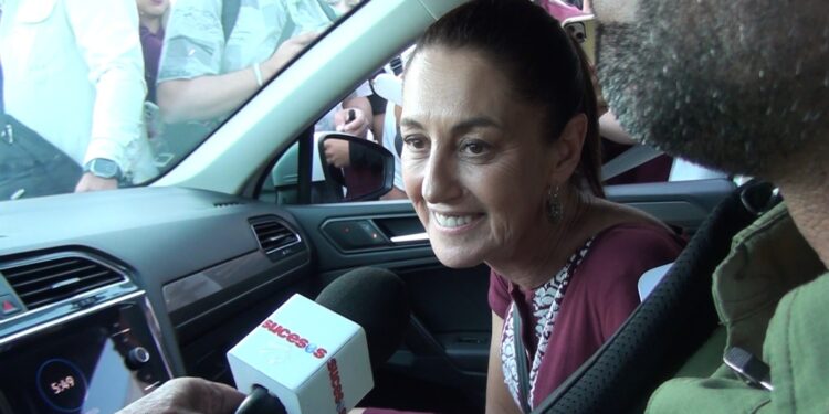 Entrevista Exclusiva con la Dra. Claudia Sheinbaum en su cierre de campaña por Sonora para Sucesos.