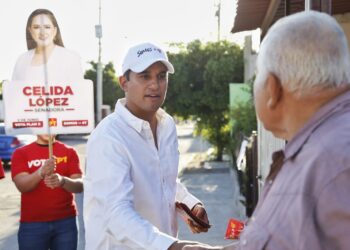 Se comprometen Celida López y Froylán Gámez a mantener giras bimestrales como futuros senadores