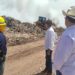 Suman esfuerzos para apagar el incendio del basurón
