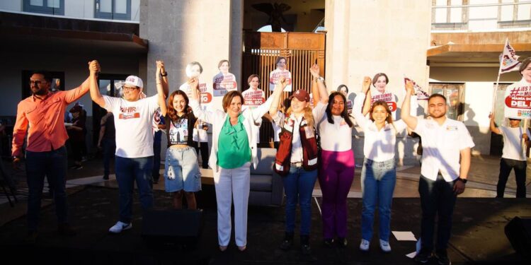 Las y los jóvenes de Hermosillo respaldan a María Dolores del Río.