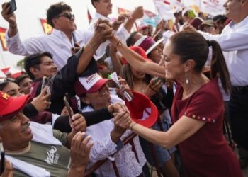 Sheinbaum reforzó a aspirantes en Puebla, Veracruz y Morelos