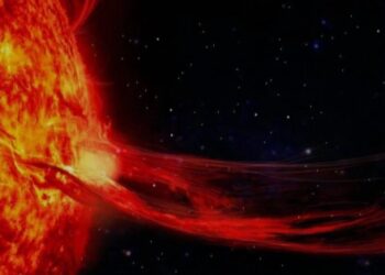 Ayer, la llamarada solar más potente en casi 10 años
