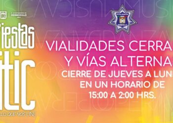 Exhorta Tránsito a tomar rutas alternas por cierre de calles durante Fiestas del Pitic