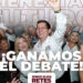 Triunfo contundente de Jorge Elías Retes en debate