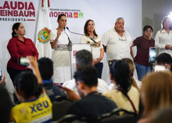 HAY RELEVO GENERACIONAL EN LA 4T: CLAUDIA SHEINBAUM CELEBRA TRIUNFO EN SIMULACRO ELECTORAL UNIVERSITARIO