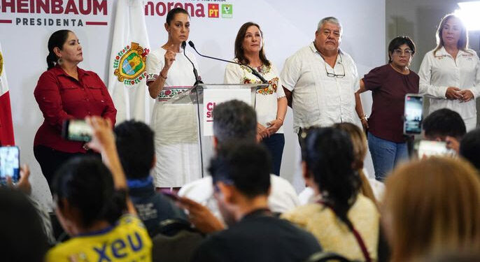 HAY RELEVO GENERACIONAL EN LA 4T: CLAUDIA SHEINBAUM CELEBRA TRIUNFO EN SIMULACRO ELECTORAL UNIVERSITARIO