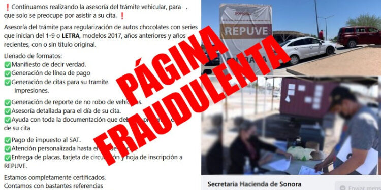 Advierte Seguridad Pública por sitio fraudulento
