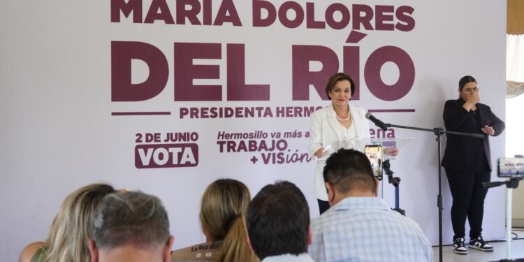 Estamos listos, en méxico y hermosillo, habrá transformación: María Dolores del Río