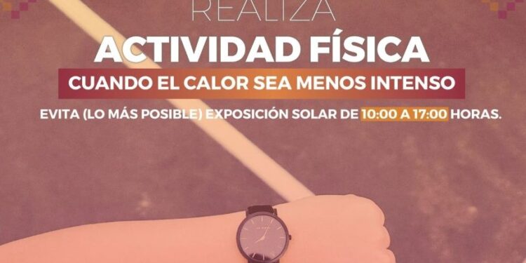 Llama Salud Sonora a prevenir efectos negativos del calor