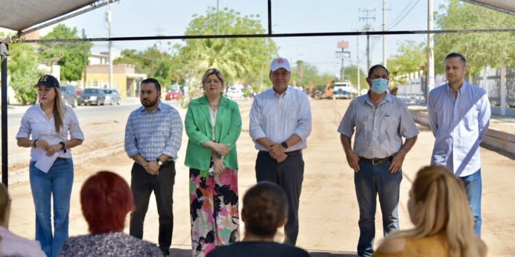 Supervisa “Toño” Astiazarán rehabilitación del bulevar Cimarrón