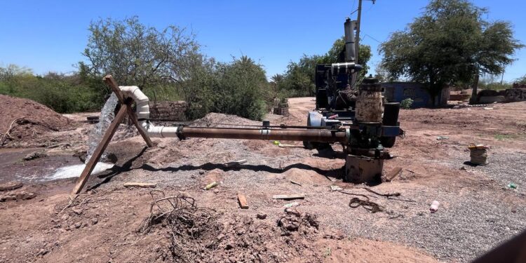 Se realizó aforo de nueva fuente de abastecimiento de Agua de Cajeme
