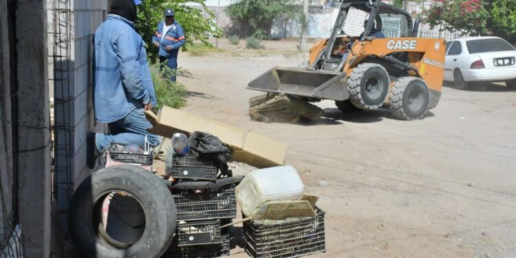 Lleva Ayuntamiento de Hermosillo jornadas de descacharre al sur de la ciudad