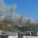 Controlan Bomberos y cuerpos de rescate incendio en colonia Villas del Tular en Guaymas; No se registran personas heridas