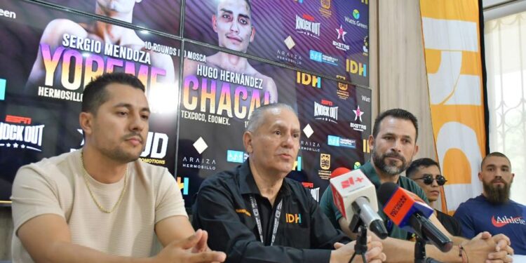 Invitan IDH y promotores a velada boxística en Hermosillo