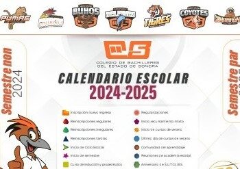 Presenta Cobach Sonora calendario escolar para el ciclo 2024-2025