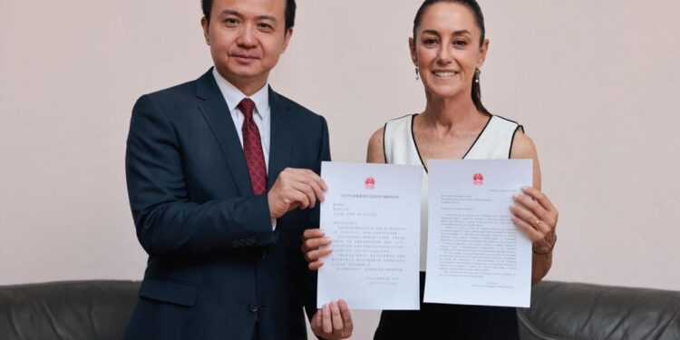CLAUDIA SHEINBAUM va por continuidad de relaciones con China tras felicitación de Presidente XI JINPING