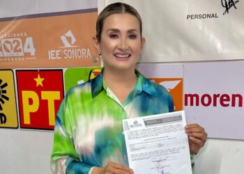 Recibe Ely Sallard constancia que la acredita como Diputada electa para el periodo 2024-2027