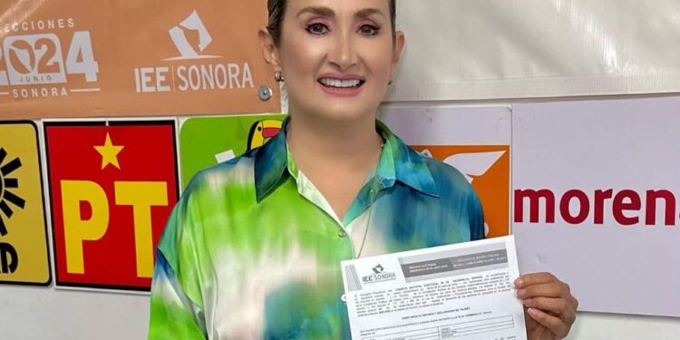 Recibe Ely Sallard constancia que la acredita como Diputada electa para el periodo 2024-2027