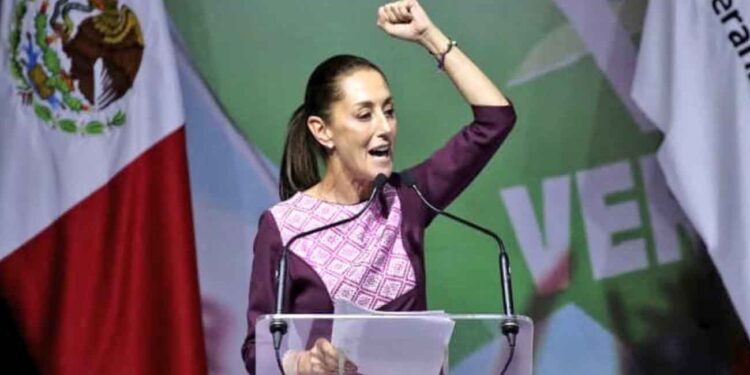 Claudia Sheinbaum, virtual ganadora de elección presidencial