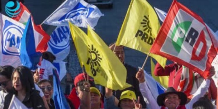 Mientras el PAN y PRI llegan con menos votos, el PRD es notificado sobre la pérdida de su registro