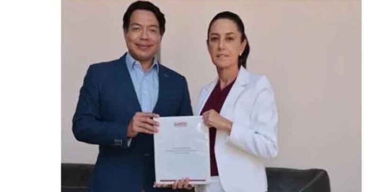 Morena entrega a Sheinbaum resultados de encuestas sobre reforma judicial