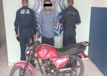 Detiene  SSPM a sujeto con motocicleta robada