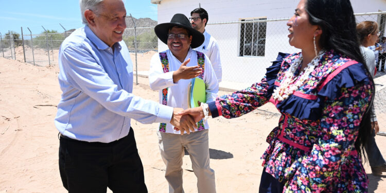 PRESIDENTE CELEBRA ENTREGA DE OBRAS PARA DOTAR DE AGUA AL PUEBLO SERI; PRESIDENTA ELECTA DARÁ CONTINUIDAD A PLAN DE JUSTICIA, AFIRMA