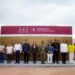 Realizan ceremonia de izamiento de Bandera en la plaza Tres Presidentes.
