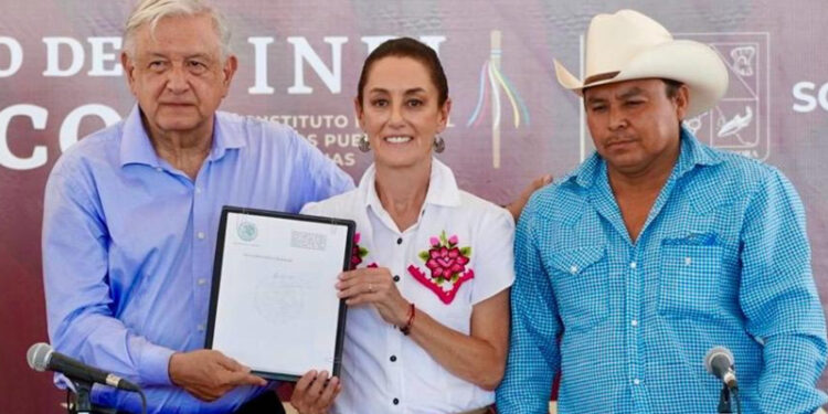 En la transición no hay olvido, hay continuidad advirtió Claudia Sheinbaum ante el pueblo Yaqui