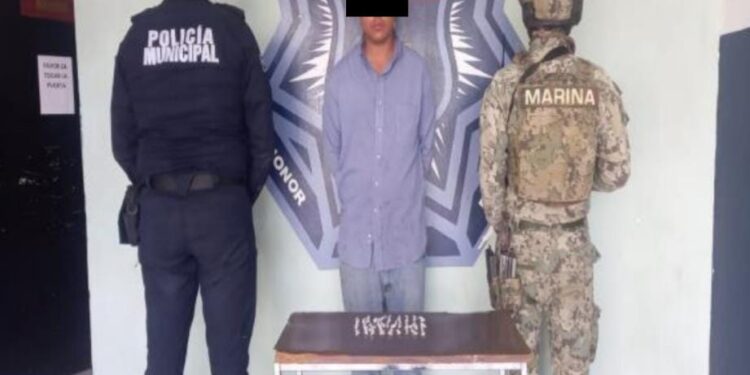 Arrojan resultados positivos patrullajes de la SSPM hay dos detenidos, armas de fuego y droga