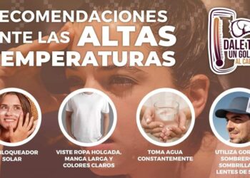 Salud Sonora mantiene el llamado a protegerse del calor extremo y evitar efectos negativos a la salud