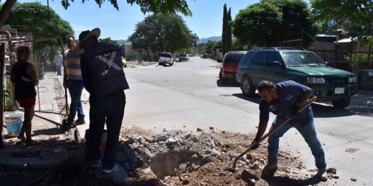 Continúa campaña de reparación de fugas