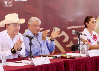Cierran Gobernador Durazo, presidente López Obrador y presidenta electa Sheinbaum gira por Sonora con restitución histórica al pueblo Yaqui  – Se h