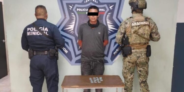 Detiene  SSPM a sujeto con droga en la nueva Galicia